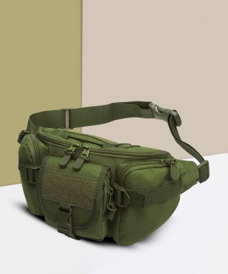 travooz Outdoor Unisex Waist Bag Tactical Military Waist Pack Chest Bag Poucha6 waist bag(Beige)