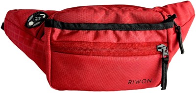 Riwon N281_Waist Bag for Men Women Waist Bag(Red)