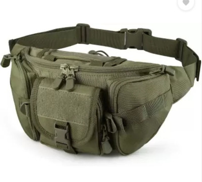 AMRIO Tactical Fanny Pack Waist Bag Military Hip Belt OutdoorBumbag Waist bag(Green)