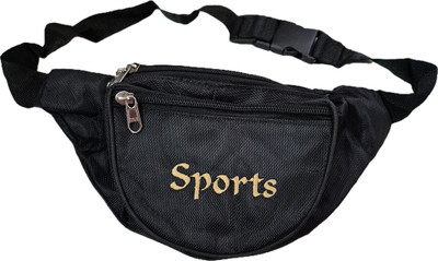 Ridhicraft body Kamar pouch| Small Accessories Luggage for men Women boys and girls stylish Waist Pack Bags Travel bag for Money |Mobile|Card|Belt| Documents(Black)
