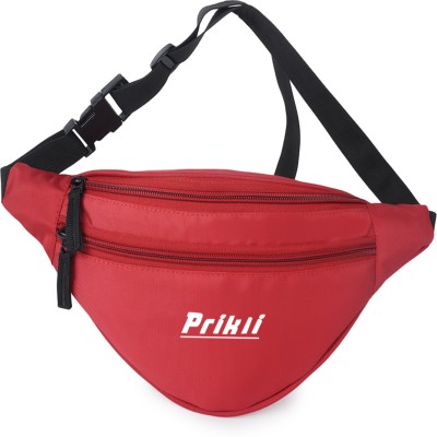 prikli Crossbody Travel Bags Men Women Waterproof Fanny Pack | Waist Pouch | Bum Bags Waist Bag for Men Women, Stylish Chest, Fanny Pouch, Belt Sport Bag Waist Bag(Red)