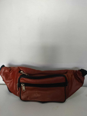 kiv Leather Hip pouche Leather Hp Pouch(Tan)