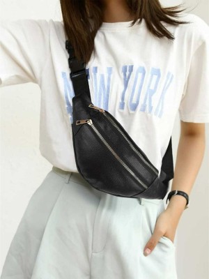 FADMODE FAD-FM_FRFBWB_9 Unisex Waist Bag(Black)