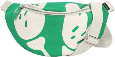 ecoright Waist Bag for Women, Fanny Pack for Women & Men, Travel Pouch for Women Waist Bag(Green, White)