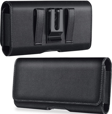 FwellT Mobile BeltPouch Waist Bag for All Mobiles Up to 7.0 inch Mobile Belt Pouch Holster with Magnetic Clip Clouser Wasist Bag for All Mobiles(Black)