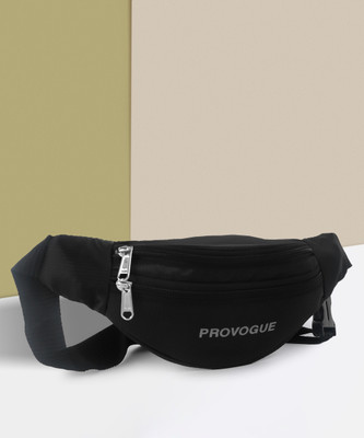 PROVOGUE Urban Essentials Compact Waist Bag, Fanny Pack, Travel Pouch Waist Bag WAIST BAG(Black)
