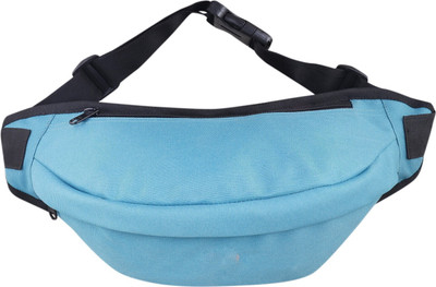 ZnW Polyester Waist Bag Travel Adjustable Strap belt bag Travel Waist Pack Green Waist bag(Green)