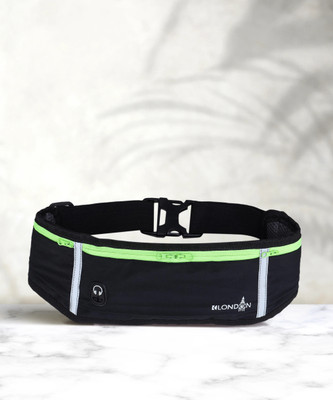 K London 2916_Blk_Grn Waist Bag(Black)