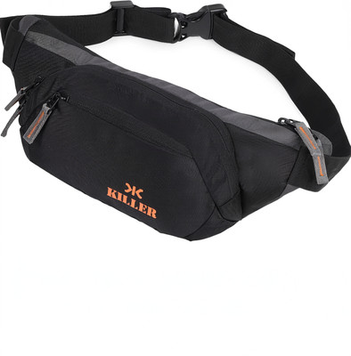 KILLER |URBAN UTILITY_0515 |SIDE |TRAVEL POUCH|FANNYPACK|CROS BODY WAIST BAG(Black)