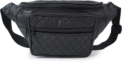 CIMONI Classic Trendy Unique Design Daytrip Travel Business Waist Bag For Unisex Waist Bag(Black)