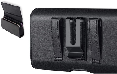FwellT Mobile BeltPouch Waist Bag for All Mobiles Up to 6.7 inch Mobile Belt Pouch Holster with Magnetic Clip Clouser Wasist Bag for All Mobiles(Black)