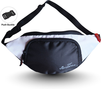 Arrivel Waist Bag For Men, Fanny Pouch, Stylish Chest Bag, Adjustable Strap Waist Bag(Black, White)