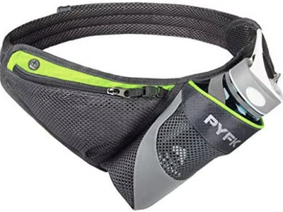 FYNC Running Waist Pack Gym Fitness Workout Hydration Belt with Bottle Holder Running Waist Bag / Hydration Belt(Green, Black)