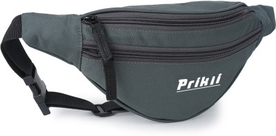 prikli with adjustable belt pouch bag mini bag for multipurpose boys abd girls waist bag fanny pack travel bag chest bag(Grey)