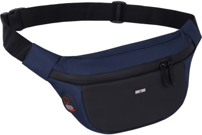 WILDHORN Waist Bags for Men Women Waist Bag(Blue, Black)