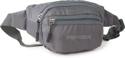 PROVOGUE Stylish Real Waist Bag Elegant Style Travel Pouch Passport Holder WAIST BAG(Grey)