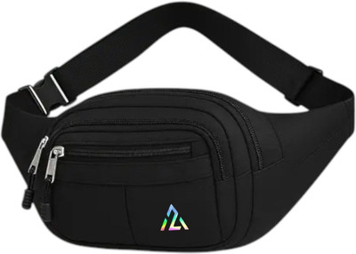 Mansoori kamar pouch 03 waist bag waist bag waist pouch belt bag fanny pack travel waist bag(Black)