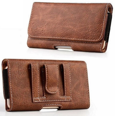 Bodoma Mobile Beltpouch Pouch wast Bag BeltClip Pouch Size 7.0 inch Mobile Model-29 Waist Bag(Brown)