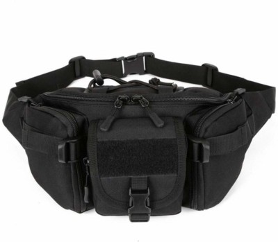 Nixu Tactical Military Waist & Chest Bag Pouch Waist bag(Black)