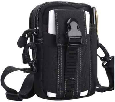 MOMISY Fanny pack, chest pouch for men, women, boys, and girls – black, 17×11.5×5 cm. Waist Bag(Black)