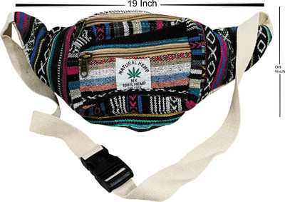 RCE Handmade Waist Sling Bag – Eco-Friendly Fanny Pack with Multi-Color waist bag(Multicolor)