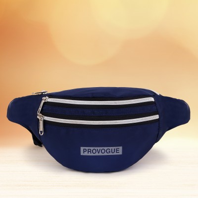 PROVOGUE Waterproof Waist Pouch Belt for Travelling Travel Kit Sports Bum Bag Waist Bag Waist Bag(Blue)