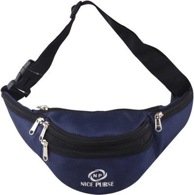 Nice Purse black waist bag11 waist bag(Blue)