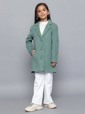 CHKOKKO Wool Blend Solid Coat