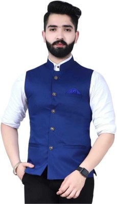 maksud enterprise Solid Men Waistcoat