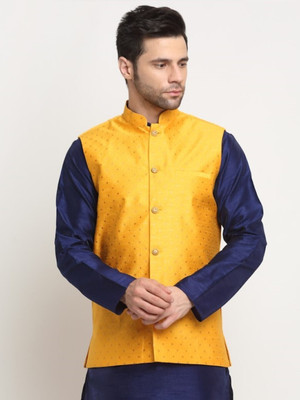 kraft india Polka Print Men Waistcoat
