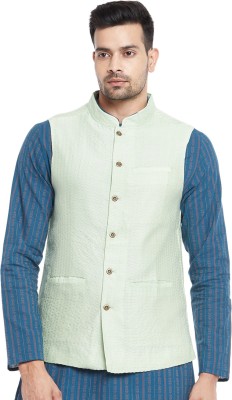 Indus Route by Pantaloons Self Design Men Waistcoat