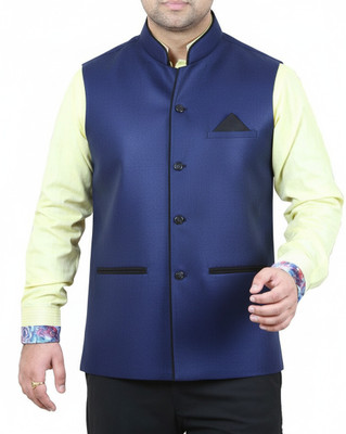 Ranmuk Self Design Men Waistcoat