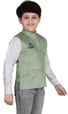 best smart choice Solid Boys Waistcoat