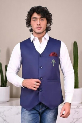 seetoo Solid Men Waistcoat