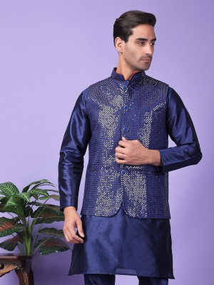 Hangup Embroidered Men Waistcoat