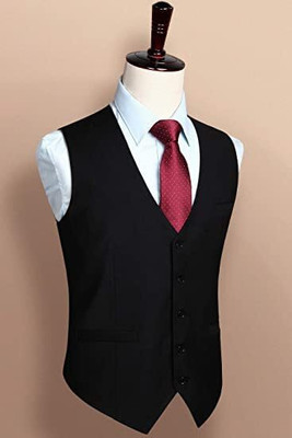 Swara Craft Solid Men Waistcoat