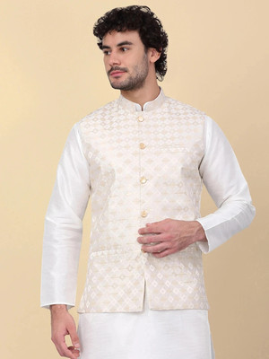 kraft india Printed Men Waistcoat