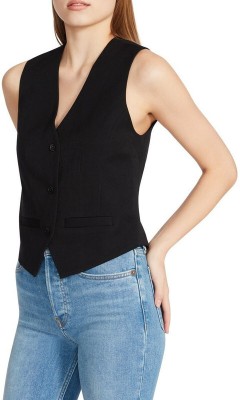 ATF Self Design Women Waistcoat