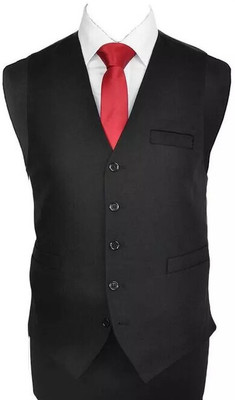 Cara Cola Solid Men Waistcoat