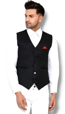Styloketh Solid Men Waistcoat