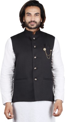 maksud enterprise Solid Men Waistcoat