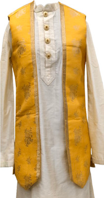 Desi Butik Embellished Men Waistcoat
