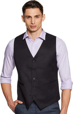 OORA Solid Men Waistcoat