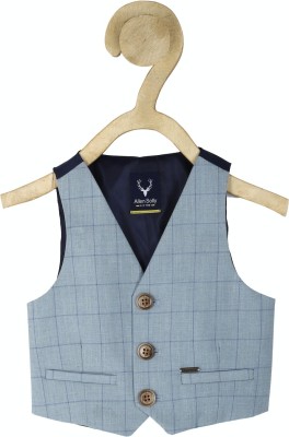 Allen Solly Checkered Baby Boys Waistcoat