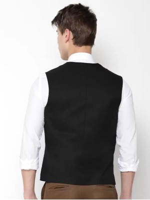 J K FASHION Solid Men Waistcoat