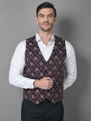 Canary London Floral Print Men Waistcoat