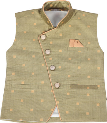 PRO ETHIC Self Design Boys Waistcoat