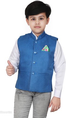 ATLY Solid Boys Waistcoat