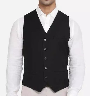 UTF Solid Men Waistcoat