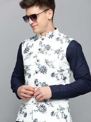 Showoff Printed Men Waistcoat